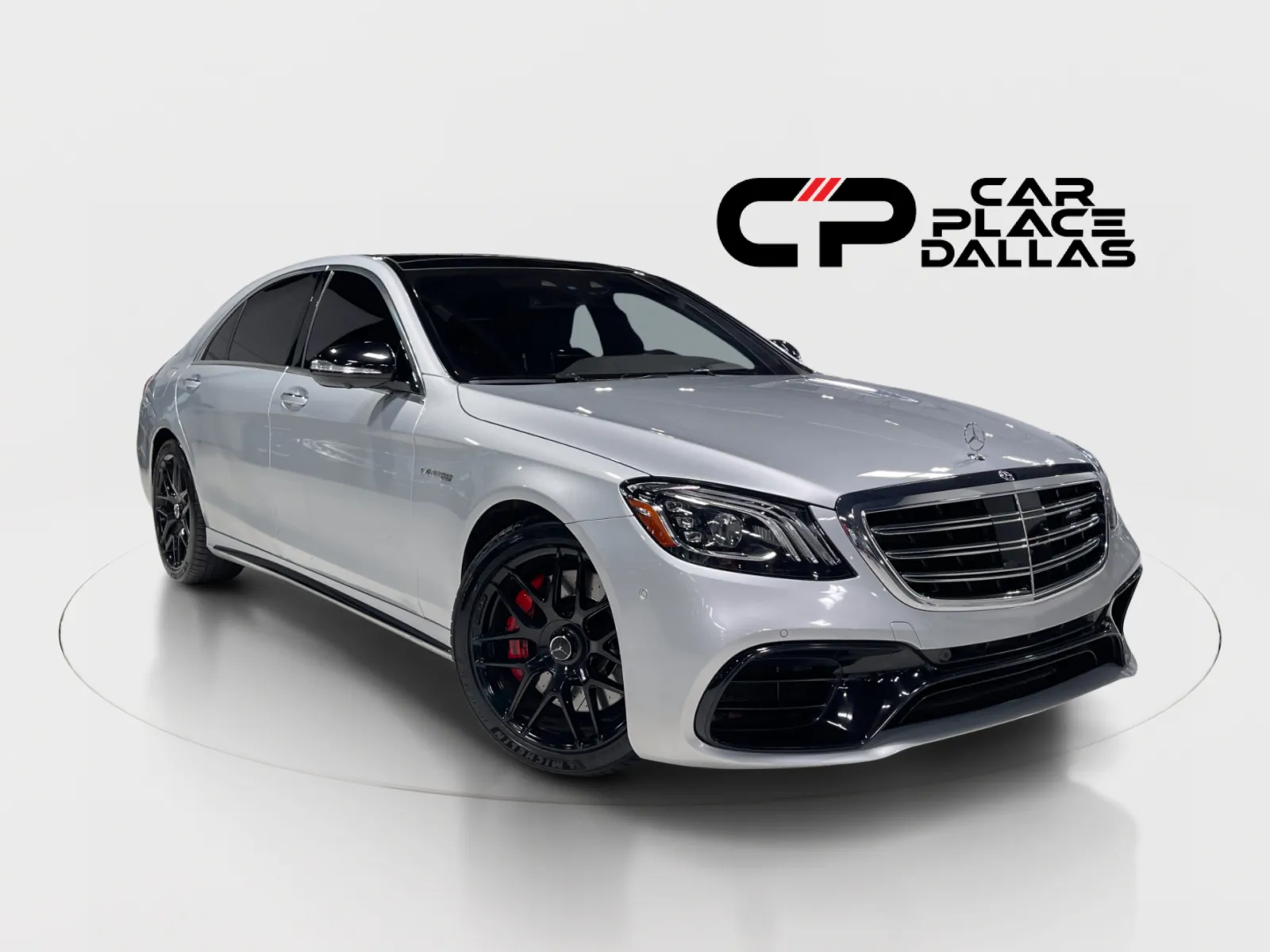 Silver 2019 Mercedes-Benz AMG S-Class S 63 AMG 603HP,NAV,CAM,PANO,HUD,HTD/COOLED LTHR,BURMESTER,AWD for sale in Addison, TX