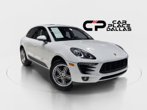 White 2018 Porsche Macan TURBO,PDK,AWD,PWR LIFTGATE,BLUETOOTH,BELOW AVG MILES for sale in Addison, TX