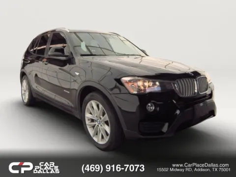 Black 2017 BMW X3 sDrive28i Sport Utility 4D for sale in Addison, TX