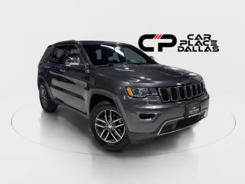Black 2018 Jeep Grand Cherokee Limited NAV,CAM,SUNROOF,HTD LTHR,BLIND SPOT,PARK ASST,PWR LIFTGATE for sale in Addison, TX
