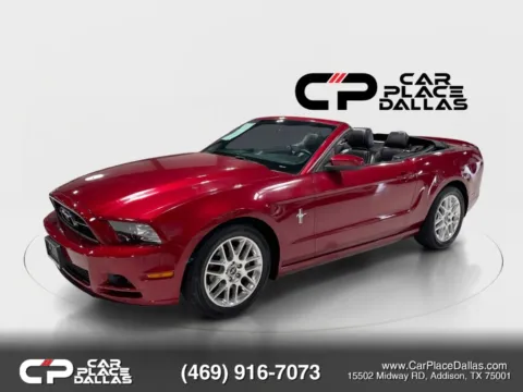 Another view of 2014 Ford Mustang V6 Premium CONVERTIBLE,305HP,PWR TOP,SYNC,RWD,LOW MILES for sale in Addison, TX at Car Place Dallas
