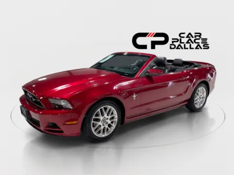 Another view of 2014 Ford Mustang V6 Premium CONVERTIBLE,305HP,PWR TOP,SYNC,RWD,LOW MILES for sale in Addison, TX at Car Place Dallas