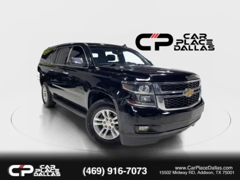 Black 2016 Chevrolet Suburban LT 4WD,22 WHLS,SUNROOF,LTHR,HTD STS,BOSE,LANE KEEP,FCW,PWR LIFTGATE for sale in Addison, TX