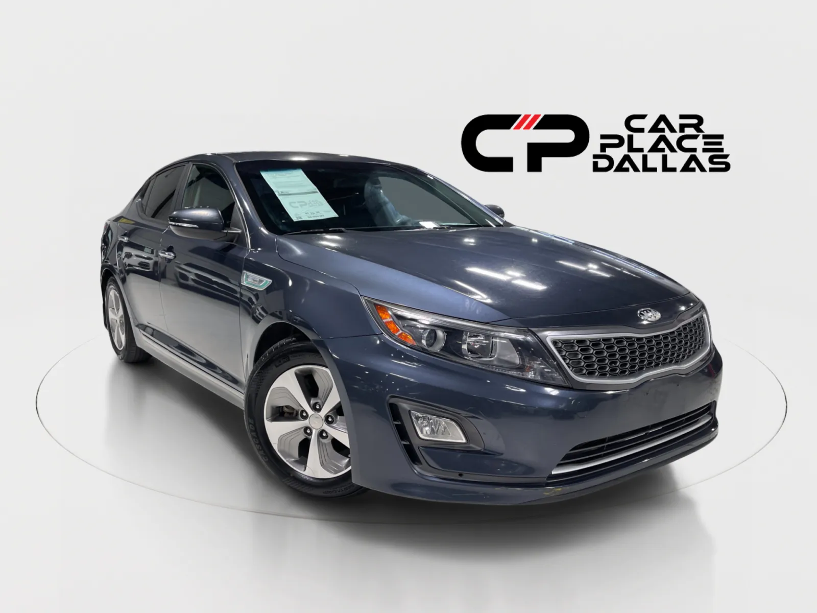 Blue 2015 Kia Optima Hybrid Hybrid,38 MPG,SMART KEY,PUSH START,DUAL CLIMATE,BT,16 ALLOY WHLS for sale in Addison, TX