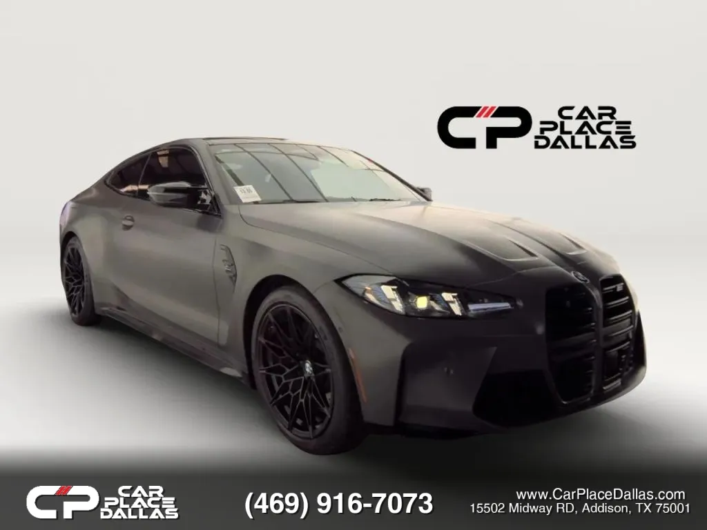 Gray 2025 BMW M4 Competition xDrive Coupe 2D for sale in Addison, TX