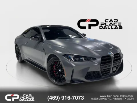 Gray 2025 BMW M4 Competition xDrive AWD,NAV,CARPLAY,ANDROID AUTO,HUD,HTD STS,CAM,PARK ASST for sale in Addison, TX