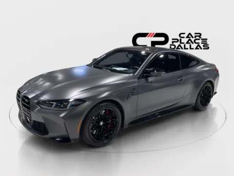 Another view of 2025 BMW M4 Competition xDrive,DRAVIT GREY,EXEC PKG,DRIVING ASST PRO,CARBON TRIM,HUD,HK,360 CAM,RED M BRAKES for sale in Addison, TX at Car Place Dallas