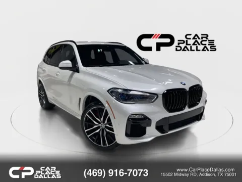 White 2021 BMW X5 sDrive40i Sport Utility 4D for sale in Addison, TX