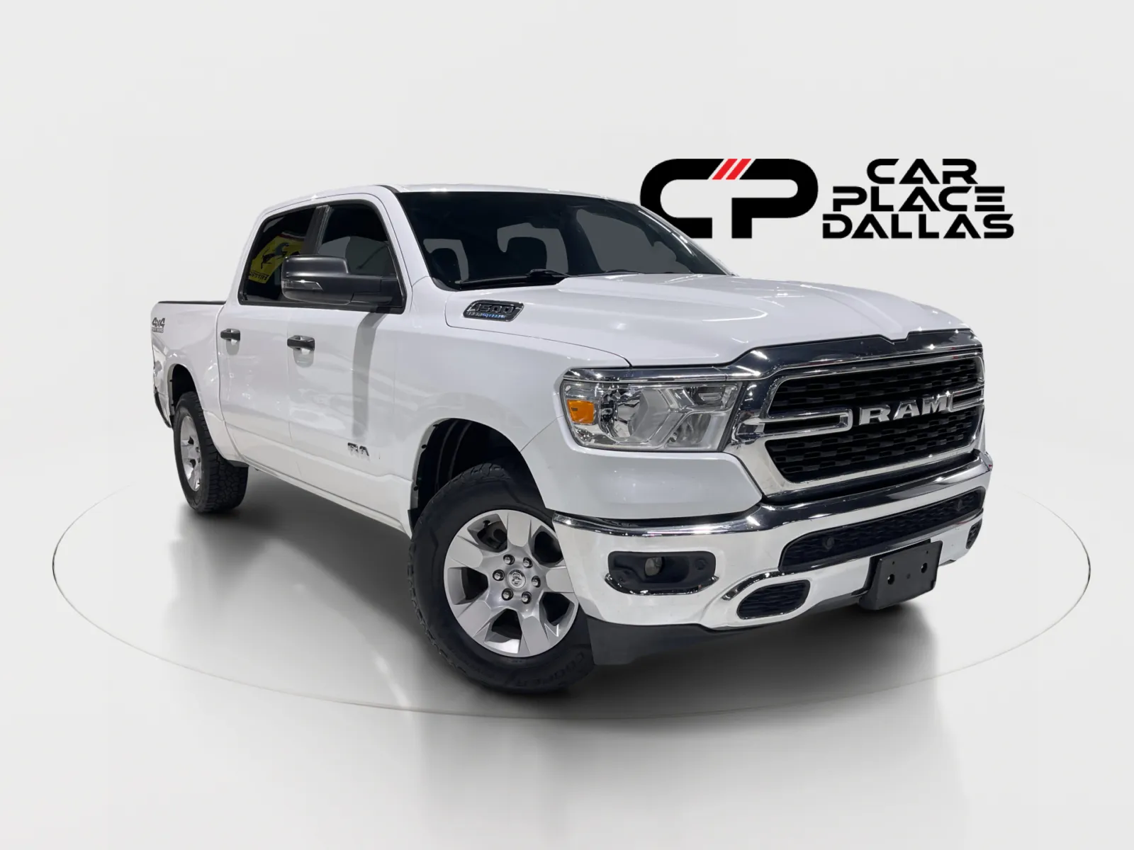White 2024 Ram 1500 Crew Cab Lone Star Crew 4X4,5.7 HEMI eTORQUE,LEVEL B,12 NAV,HTD STS/WHEEL,REMOTE START,PARKSENSE,TOW PKG for sale in Addison, TX