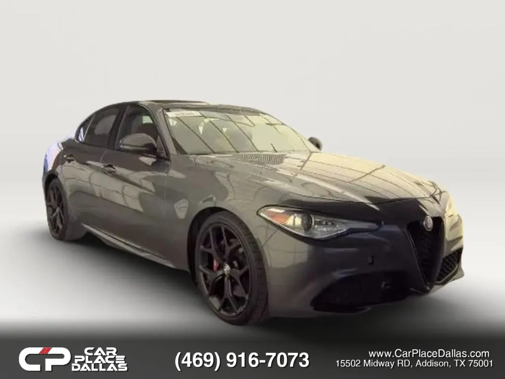 Gray 2021 Alfa Romeo Giulia Ti Sedan 4D for sale in Addison, TX