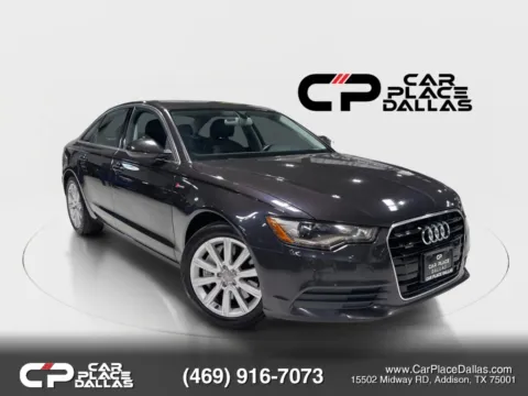 Black 2013 Audi A6 3.0T PREM PLUS,NAV,CAM,QUATTRO,HTD LTHR,SUNROOF for sale in Addison, TX