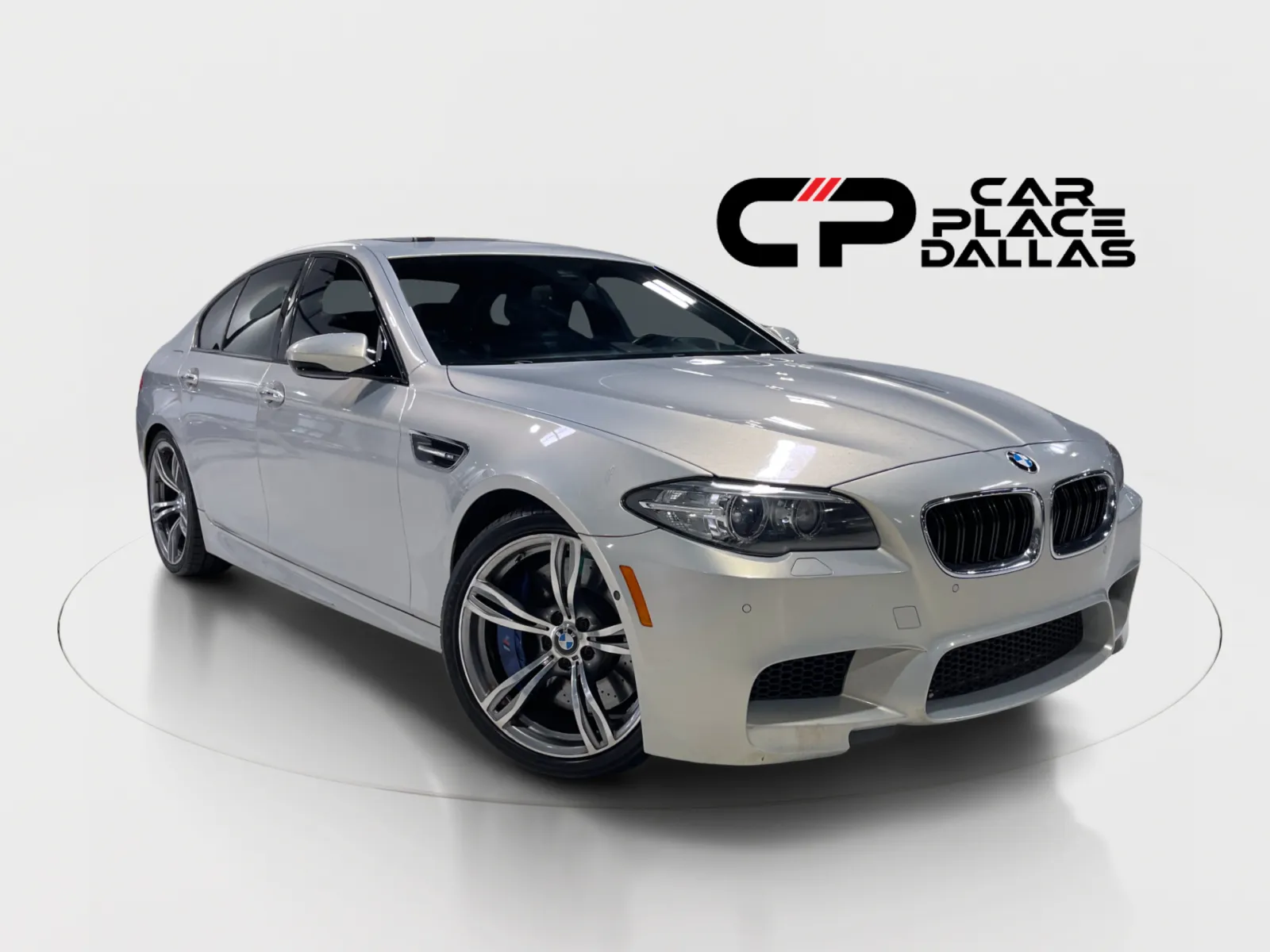 Silver 2014 BMW M5 4.4TT V8,EXEC PKG,DRIVER ASST+,B&O,360 CAM,VENT/HTD M STS,BLIND SPOT,SOFT CLOSE for sale in Addison, TX