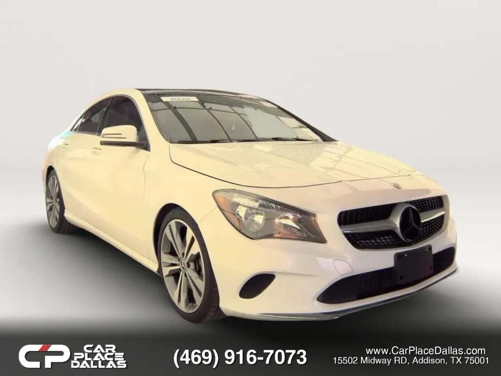 White 2019 Mercedes-Benz CLA 250 4MATIC Coupe 4D for sale in Addison, TX
