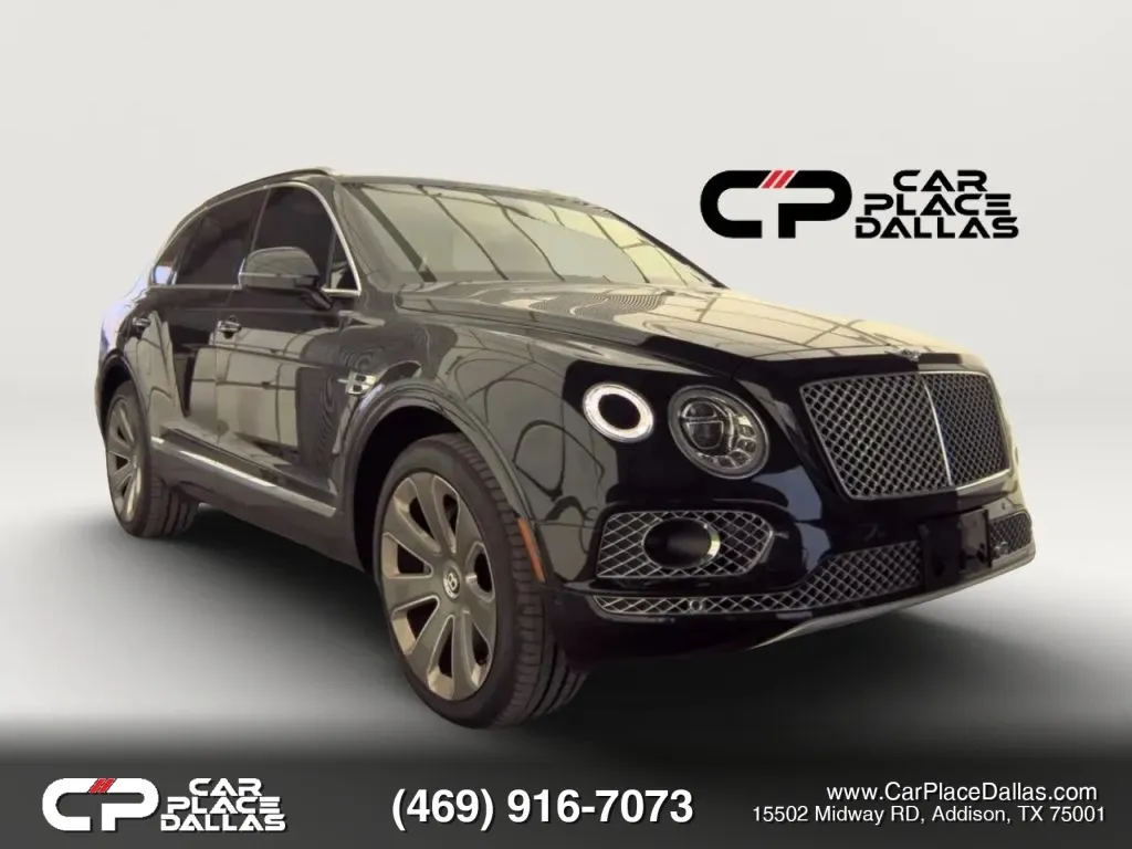 Black 2018 Bentley Bentayga W12 SIGNATURE,600HP,AWD,NAV,360 CAM,PANO,HTD/COOLED STS,MASSAGE for sale in Addison, TX