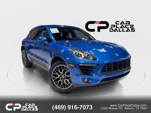 Black 2018 Porsche Macan AWD,NAV,CAM,PWR LIFTGATE,PDK,BT,PARK ASST for sale in Addison, TX
