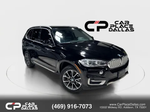 Black 2015 BMW X5 xDrive35i NAV,PANO,CAM,HTD STS,MEMORY STS,PARK ASSIST,PWR LIFTGATE,XENON,AWD for sale in Addison, TX