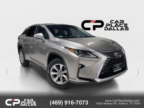 Silver 2019 Lexus RX 350,BLIND SPOT,ACC,PARK ASST,AUTO BRAKE,PWR FOLD MIRRORS,TOUCH-FREE LIFTGATE for sale in Addison, TX