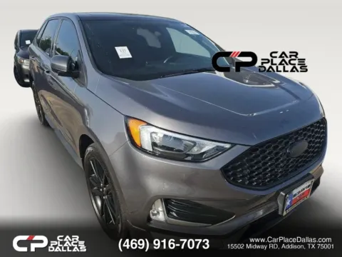 Gray 2022 Ford Edge ST-Line Sport Utility 4D for sale in Addison, TX