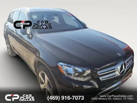 Black 2019 Mercedes-Benz GLC 300 4MATIC AWD,CAM,BT,PWR LIFTGATE,MEMORY STS,DUAL CLIMATE,21 SVC RECORDS for sale in Addison, TX
