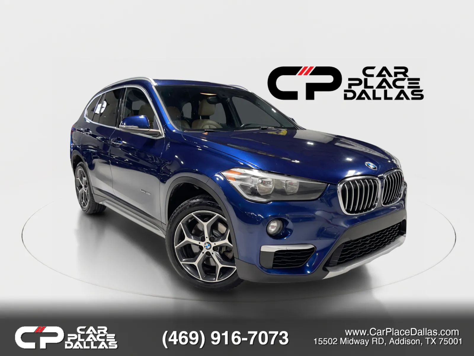 Blue 2018 BMW X1 sDrive28i PANO,HTD STS/WHEEL,COMFORT ACCESS,18 WHLS,PWR STS,AMBIENT LIGHT for sale in Addison, TX