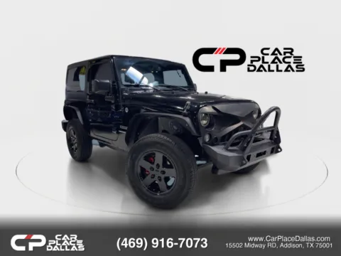 Black 2015 Jeep Wrangler Sport 4X4,3.6 V6,6-SPD MAN,HARD TOP,17 WHLS,PWR PKG,KEYLESS,SIRIUS for sale in Addison, TX