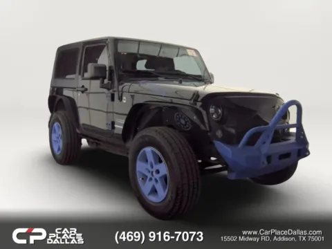 Black 2015 Jeep Wrangler Sport S Sport Utility 2D for sale in Addison, TX