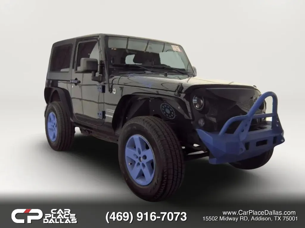 Black 2015 Jeep Wrangler Sport S Sport Utility 2D for sale in Addison, TX