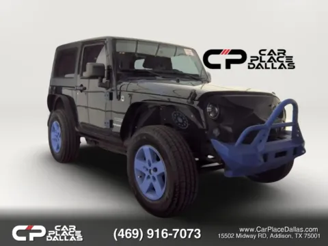 Black 2015 Jeep Wrangler Sport 4X4,3.6 V6,6-SPD MAN,HARD TOP,17 WHLS,PWR PKG,KEYLESS,SIRIUS for sale in Addison, TX