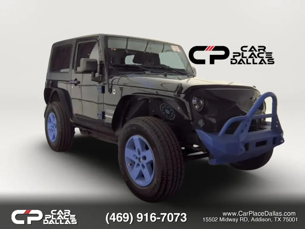 Black 2015 Jeep Wrangler Sport 4X4,3.6 V6,6-SPD MAN,HARD TOP,17 WHLS,PWR PKG,KEYLESS,SIRIUS for sale in Addison, TX