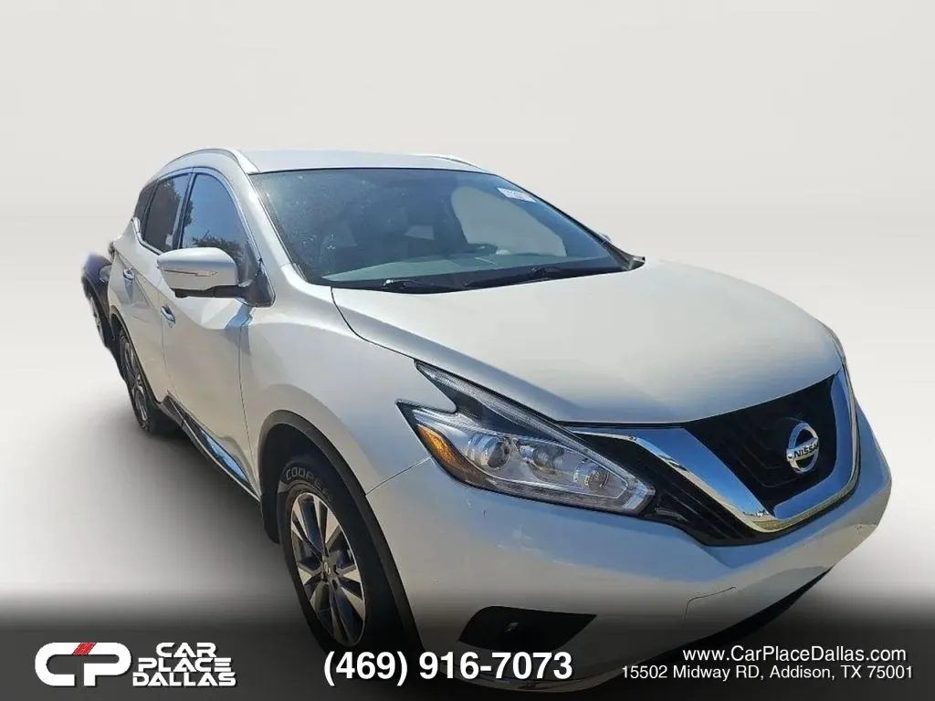 White 2015 Nissan Murano SL Sport Utility 4D for sale in Addison, TX