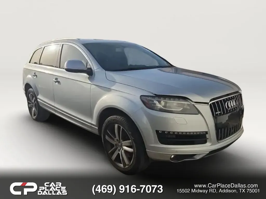 Silver 2014 Audi Q7 TDI Premium Plus Sport Utility 4D for sale in Addison, TX