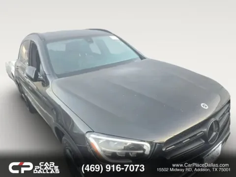 Gray 2021 Mercedes-Benz GLC 300 PREM PKG,PARKTRONIC,ACTIVE PARK ASST,HTD STS,BLIND SPOT,CARPLAY,ANDROID AUTO,AMBIENT LIGHT for sale in Addison, TX