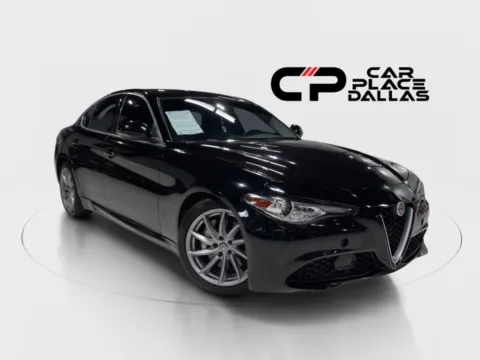 Black 2019 Alfa Romeo Giulia SL FWD,NAV,BOSE,360 CAM,BLIND SPOT,HTD LTHR,REMOTE START,PWR LIFTGATE for sale in Addison, TX