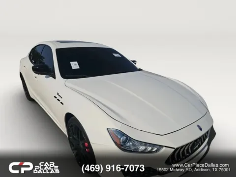 White 2023 Maserati Ghibli Modena Sedan 4D for sale in Addison, TX