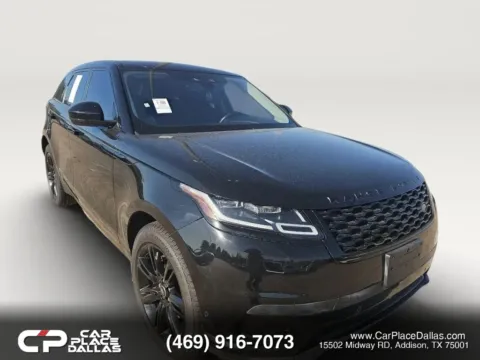 Black 2021 Land Rover Range Rover Velar S P250 AWD,CARPLAY,ANDROID AUTO,CAM,PWR LIFTGATE,MEMORY STS,BT for sale in Addison, TX