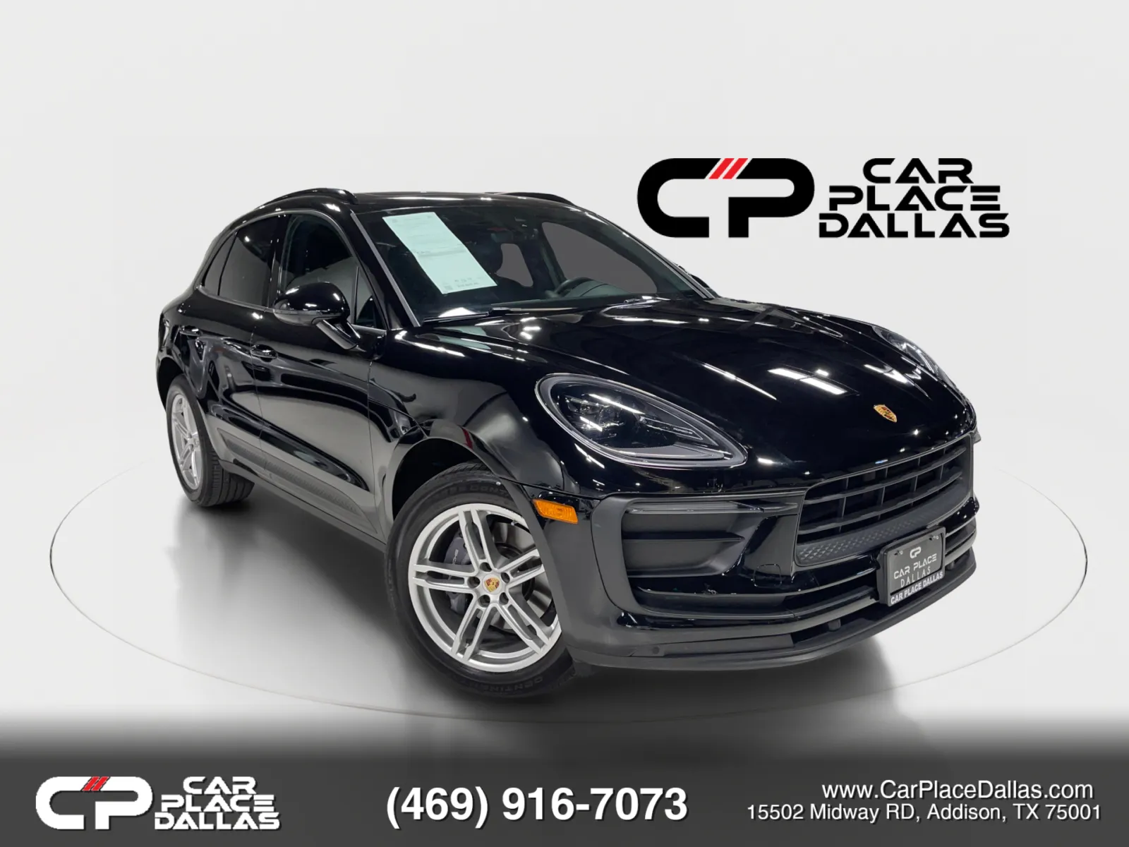 Black 2022 Porsche Macan PDK,AWD,CARPLAY READY,CAM READY,BT,BLACK,6 SVC RECORDS for sale in Addison, TX