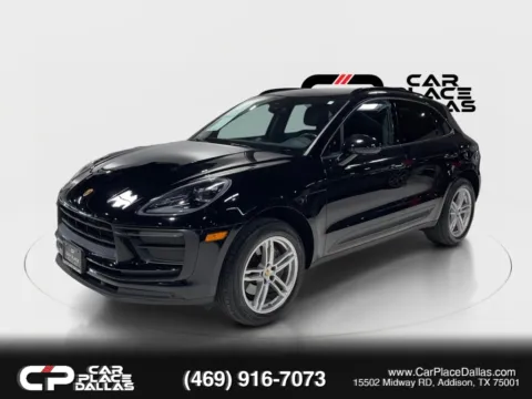 Another view of 2022 Porsche Macan PDK,AWD,CARPLAY READY,CAM READY,BT,BLACK,6 SVC RECORDS for sale in Addison, TX at Car Place Dallas