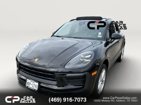 Another view of 2022 Porsche Macan PDK,AWD,CARPLAY READY,CAM READY,BT,BLACK,6 SVC RECORDS for sale in Addison, TX at Car Place Dallas