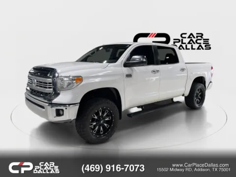 Another view of 2015 Toyota Tundra CrewMax 1794 Edition CrewMax 4X4,5.7 V8,NAV,JBL,HTD/VENT LTHR,MOONROOF,BLIND SPOT,20 WHLS for sale in Addison, TX at Car Place Dallas