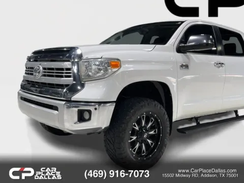 More photos of 2015 Toyota Tundra CrewMax 1794 Edition CrewMax 4X4,5.7 V8,NAV,JBL,HTD/VENT LTHR,MOONROOF,BLIND SPOT,20 WHLS at Car Place Dallas, TX