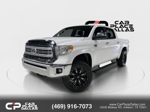 Photos of 2015 Toyota Tundra CrewMax 1794 Edition CrewMax 4X4,5.7 V8,NAV,JBL,HTD/VENT LTHR,MOONROOF,BLIND SPOT,20 WHLS for sale in Addison, TX at Car Place Dallas
