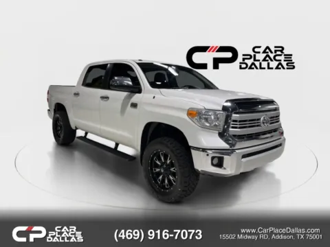 More photos of 2015 Toyota Tundra CrewMax 1794 Edition CrewMax 4X4,5.7 V8,NAV,JBL,HTD/VENT LTHR,MOONROOF,BLIND SPOT,20 WHLS at Car Place Dallas, TX