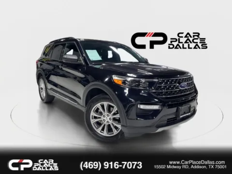 Black 2020 Ford Explorer XLT 4WD,202A,NAV,ACC,CO-PILOT360+,20 WHLS,REMOTE START,TOW PKG,3RD ROW for sale in Addison, TX