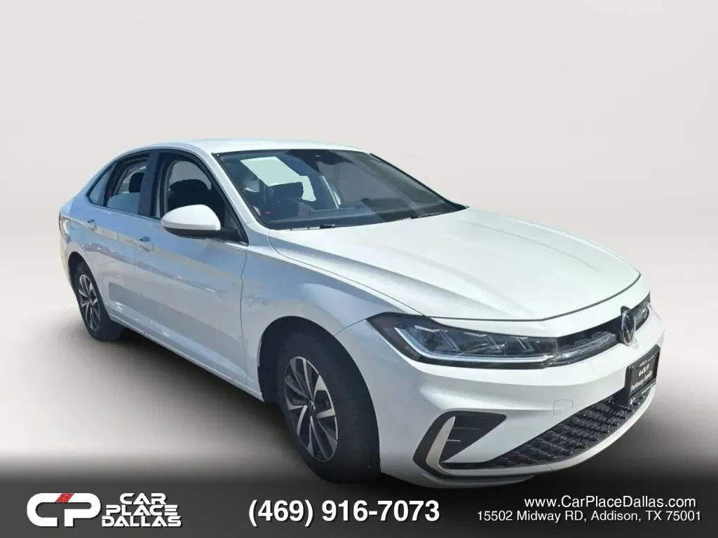 White 2026 Volkswagen Jetta 1.5T S IQ.DRIVE,ACC,TRAVEL ASST,BLIND SPOT,CARPLAY,REMOTE START,DIGITAL COCKPIT for sale in Addison, TX