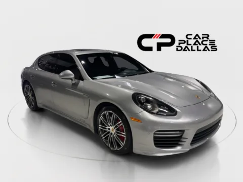 Another view of 2015 Porsche Panamera GTS 4.8 V8,PDCC,PREM PLUS,20 WHEELS,LED BLACK,BOSE,GT SILVER,AWD for sale in Addison, TX at Car Place Dallas
