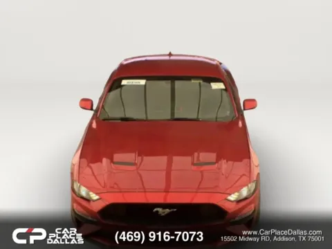 Another view of 2020 Ford Mustang EcoBoost Premium,10-SPD AUTO,LTHR,18 BLACK WHLS,SYNC 3,CAM,PARK SENSORS,DRIVE MODES for sale in Addison, TX at Car Place Dallas