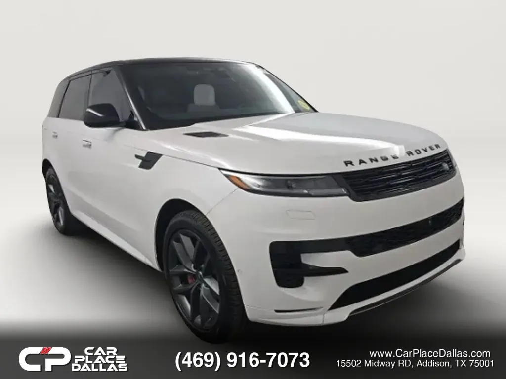 White 2024 Land Rover Range Rover Sport Dynamic SE P400 MHEV,AWD READY,NAV,CAM,PANO READY,HTD/VENT LTHR,9 SVC RECORDS for sale in Addison, TX