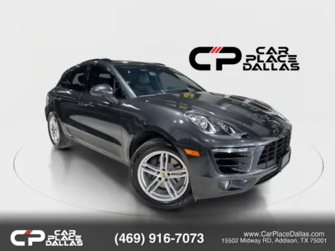 Black 2018 Porsche Macan PDK,AWD,CPO HISTORY,CAM READY,NAV READY,BT,BELOW AVG MILES for sale in Addison, TX