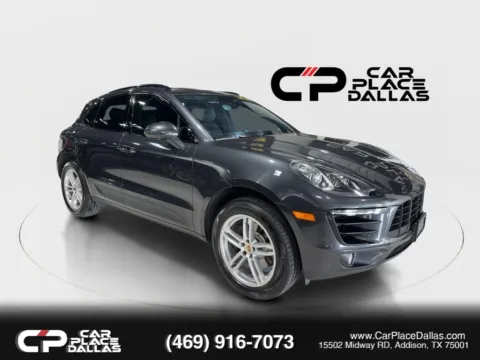 Black 2018 Porsche Macan PDK,AWD,CPO HISTORY,CAM READY,NAV READY,BT,BELOW AVG MILES for sale in Addison, TX