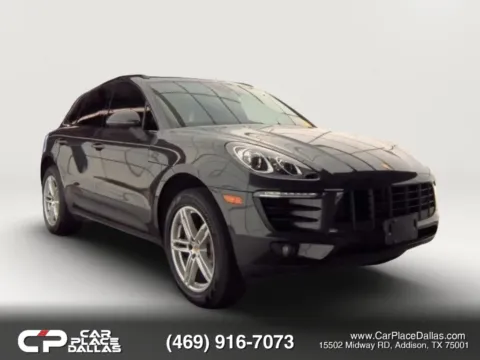 Black 2018 Porsche Macan PDK,AWD,CPO HISTORY,CAM READY,NAV READY,BT,BELOW AVG MILES for sale in Addison, TX